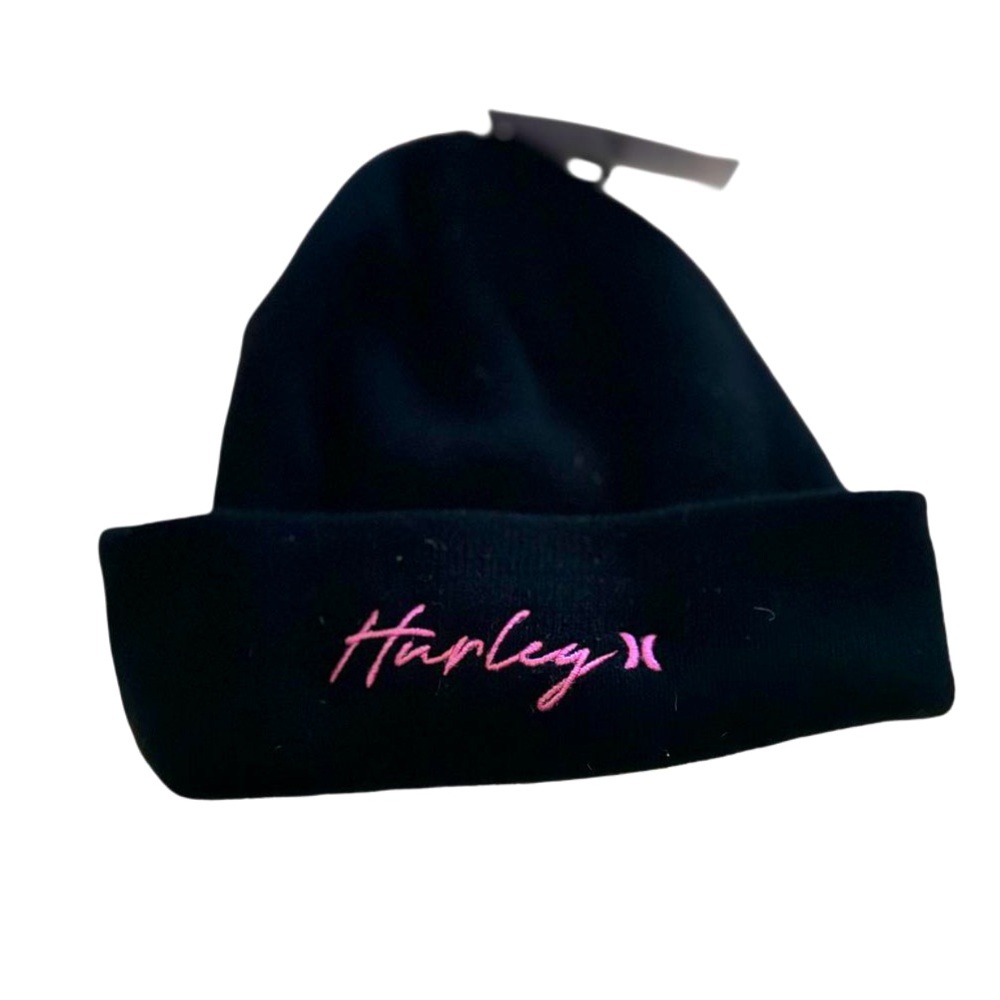 NWT Women’s Hurley Black / Pink Beanie Hat